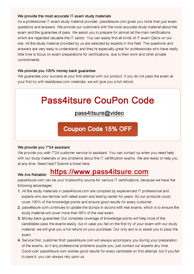 pass4itsure 640-875 coupon