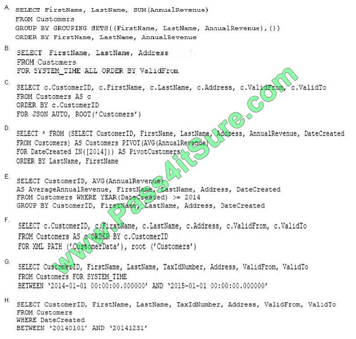 pass4itsure 70-761 exam question q13-2